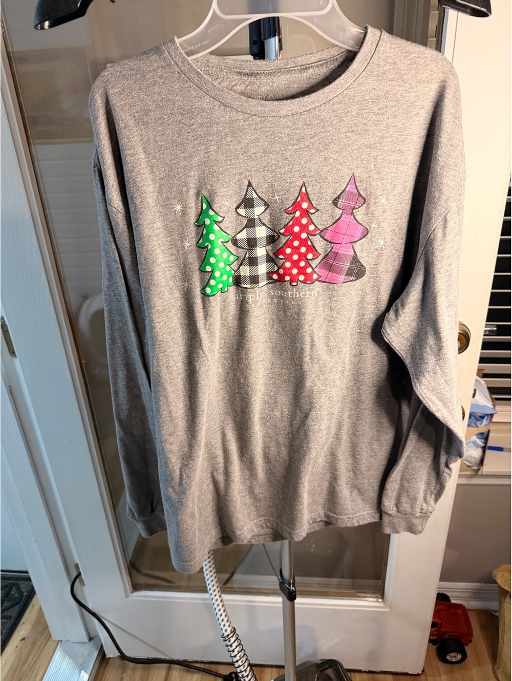 Simply Southern Merry and Bright Christmas Long Sleeve Graphic Shirt